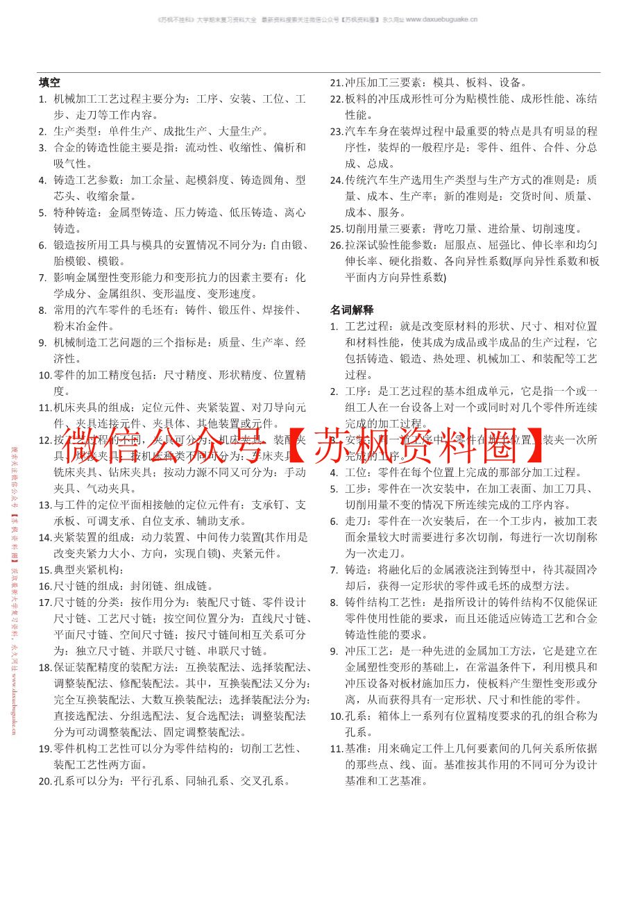 汽车制造工艺